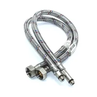 Гибкая подводка для смесителей VALFEX нерж.сталь М10*18 - 1/2" 50 см (75) ПАРА