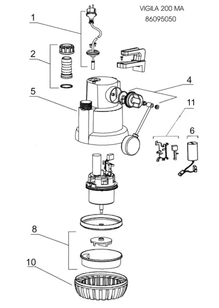Дренажный насос ESPA VIGILA 200M A