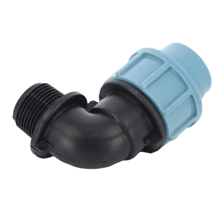 Колено компрессионное (угол) Unidelta 32 х ½" с наружной резьбой